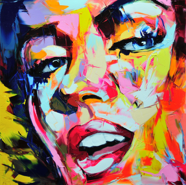 Francoise Nielly Portrait Palette Painting Expression Face061